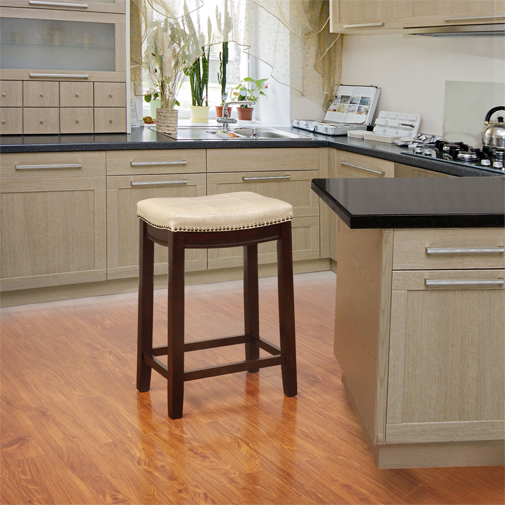 Claridge Beige Counter Stool. Picture 2