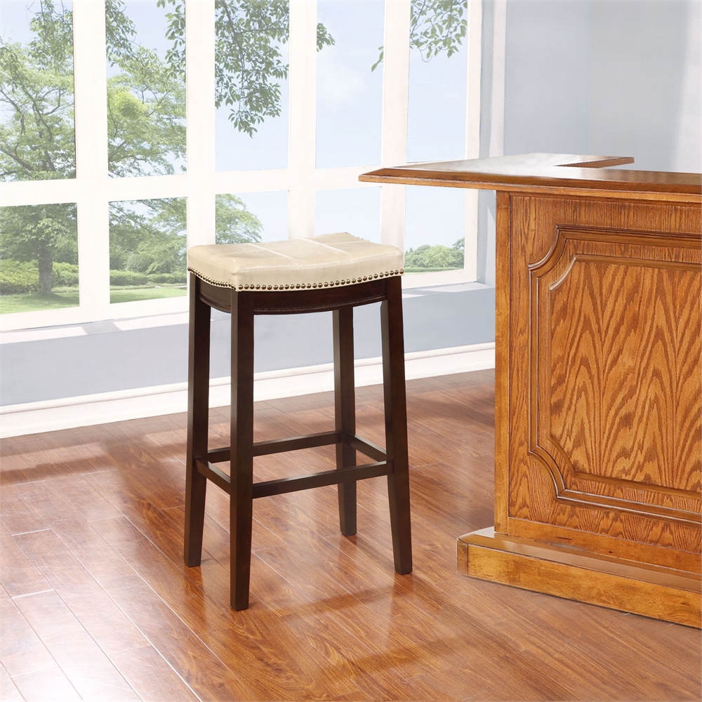 Claridge Beige Barstool. Picture 2