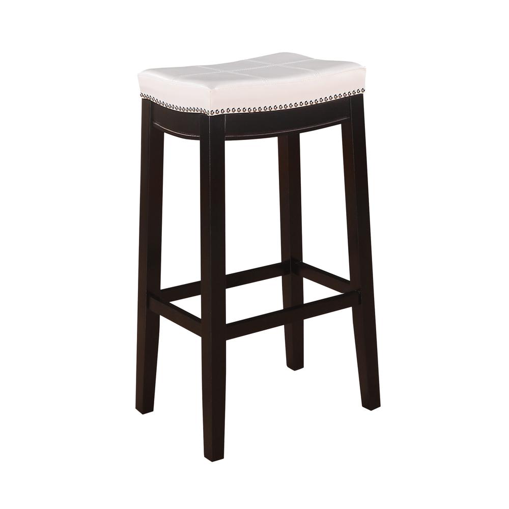 Claridge White Pu Barstool. Picture 1