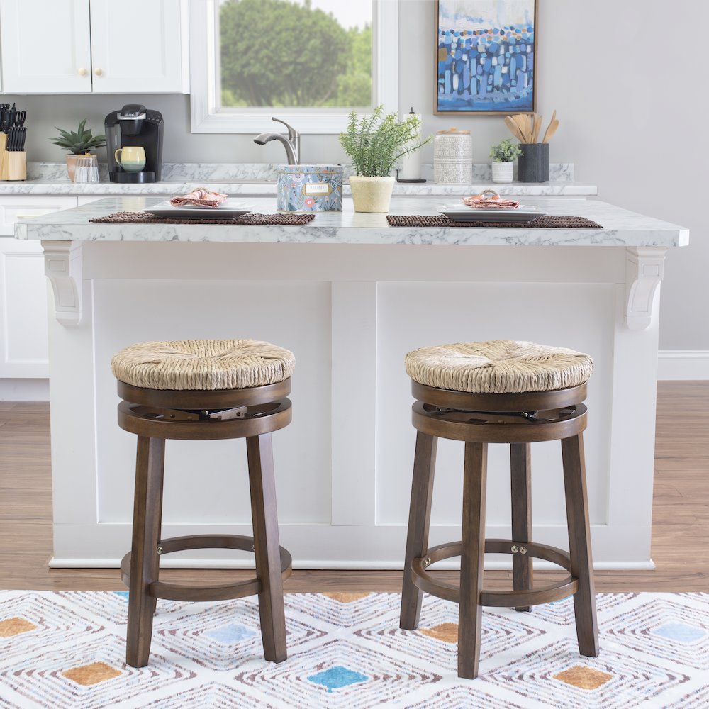 Morgan 25.5 in Counter Stool Walnut. Picture 5