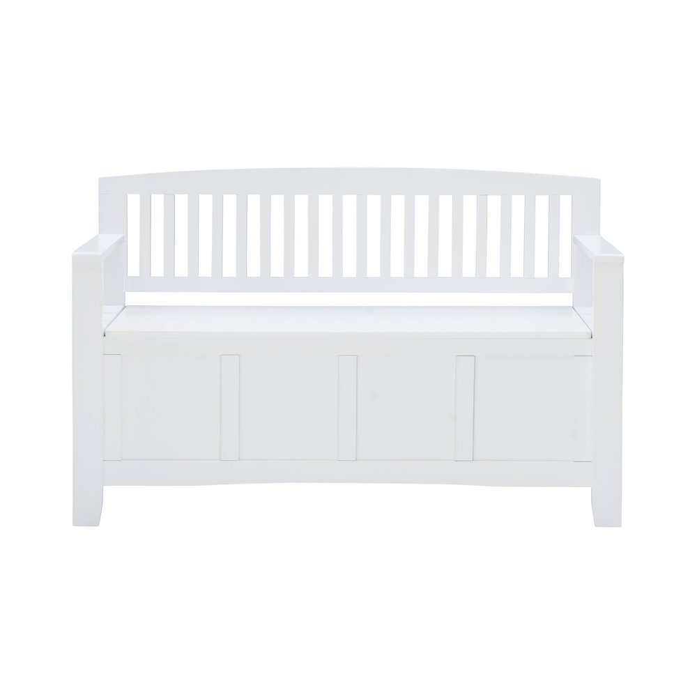 Cynthia Storage Bench White. Picture 2