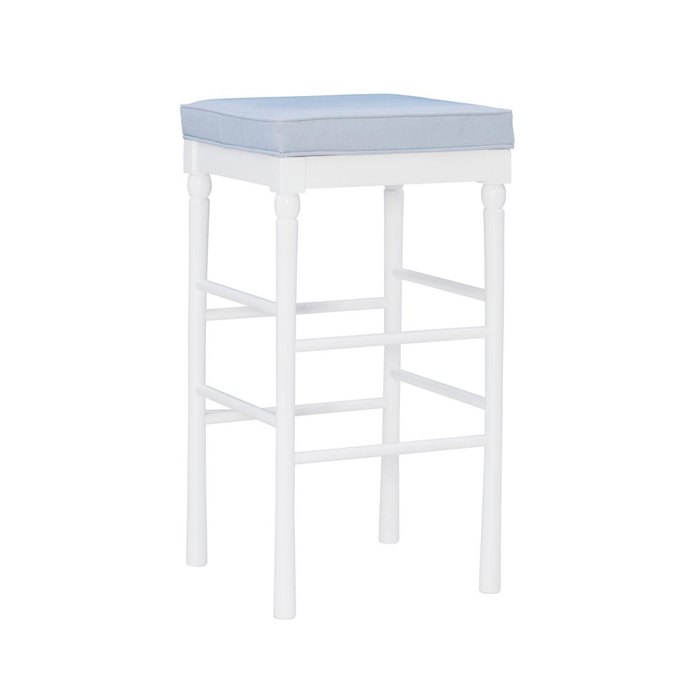 Dehart Barstool White Set Of 2. Picture 2