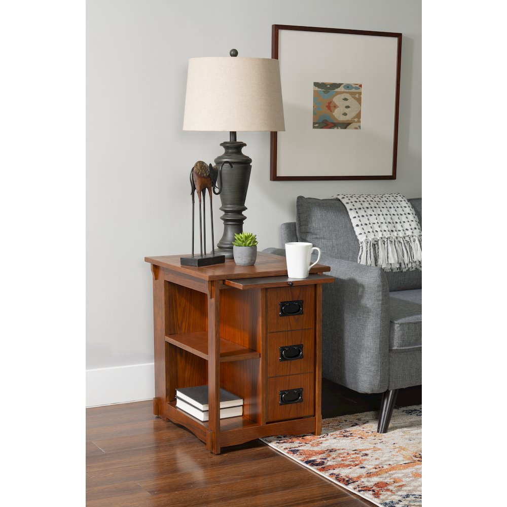 Mission Oak Cabinet Table. Picture 4