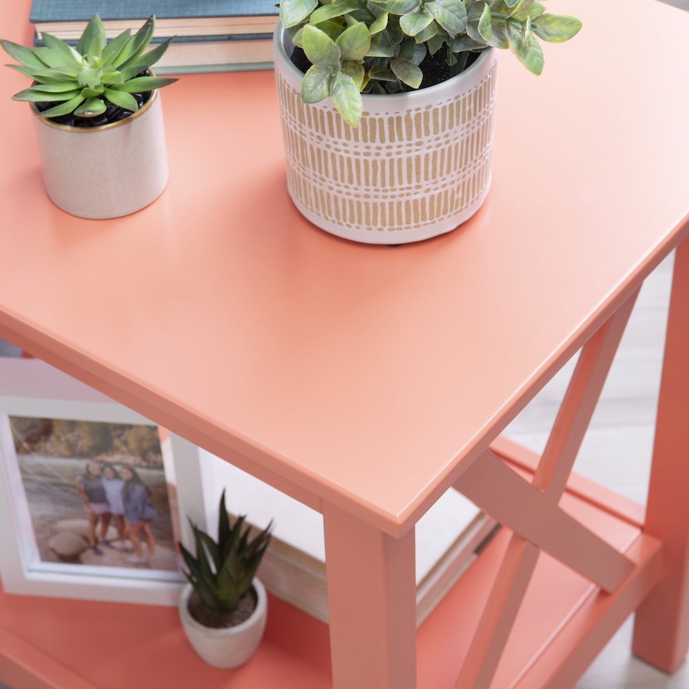 Davis Coral End Table. Picture 4