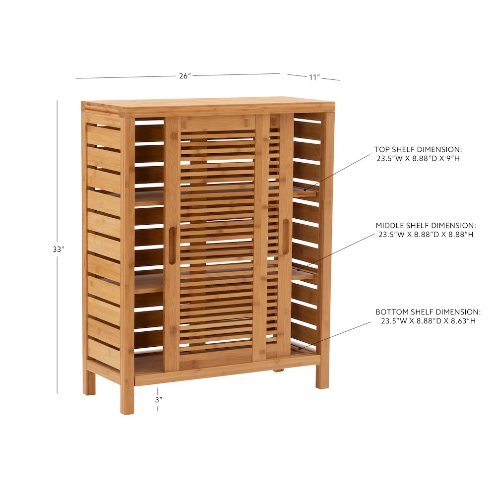 Bracken Two Door Floor Cabinet. Picture 12