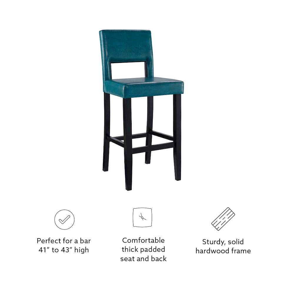 Vega Bar Stool Agean Blue. Picture 8