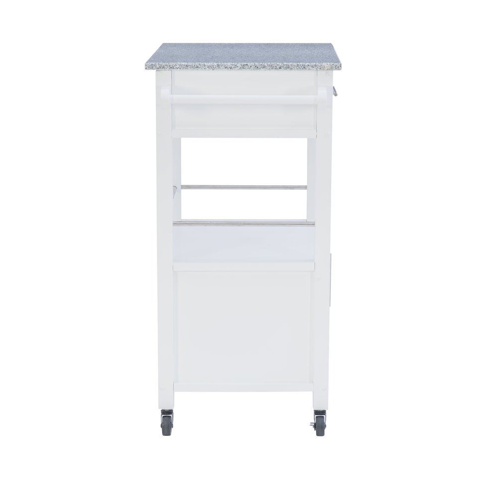 Mitchell Kitchen Cart With Granite Top. Picture 7