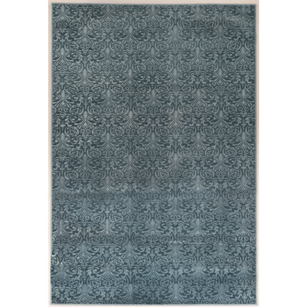 Evolution Damask Blue 5x7.6, Rug. Picture 1