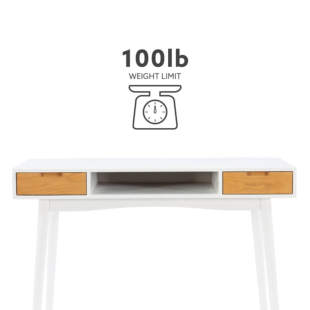 Perry Desk White. Picture 16