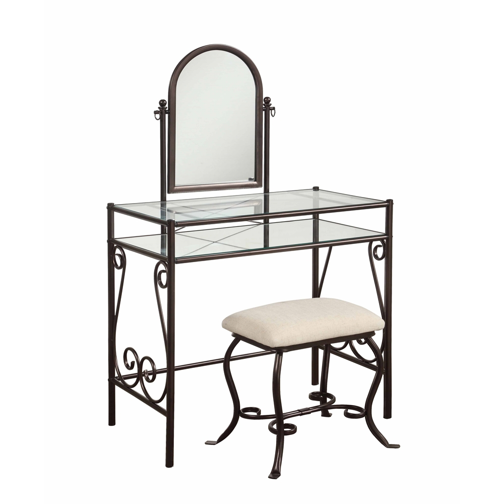 Clarisse Metal Vanity Set. Picture 1