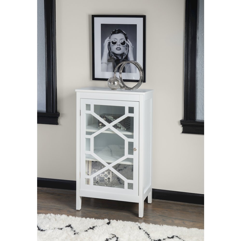 Fetti White Small Cabinet. Picture 3