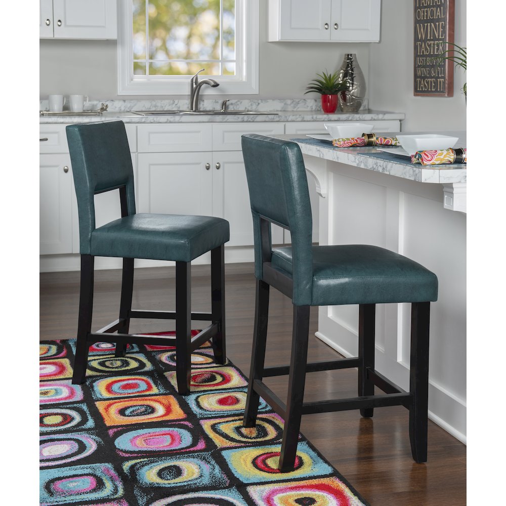 Vega Counter Stool Agean Blue. Picture 2