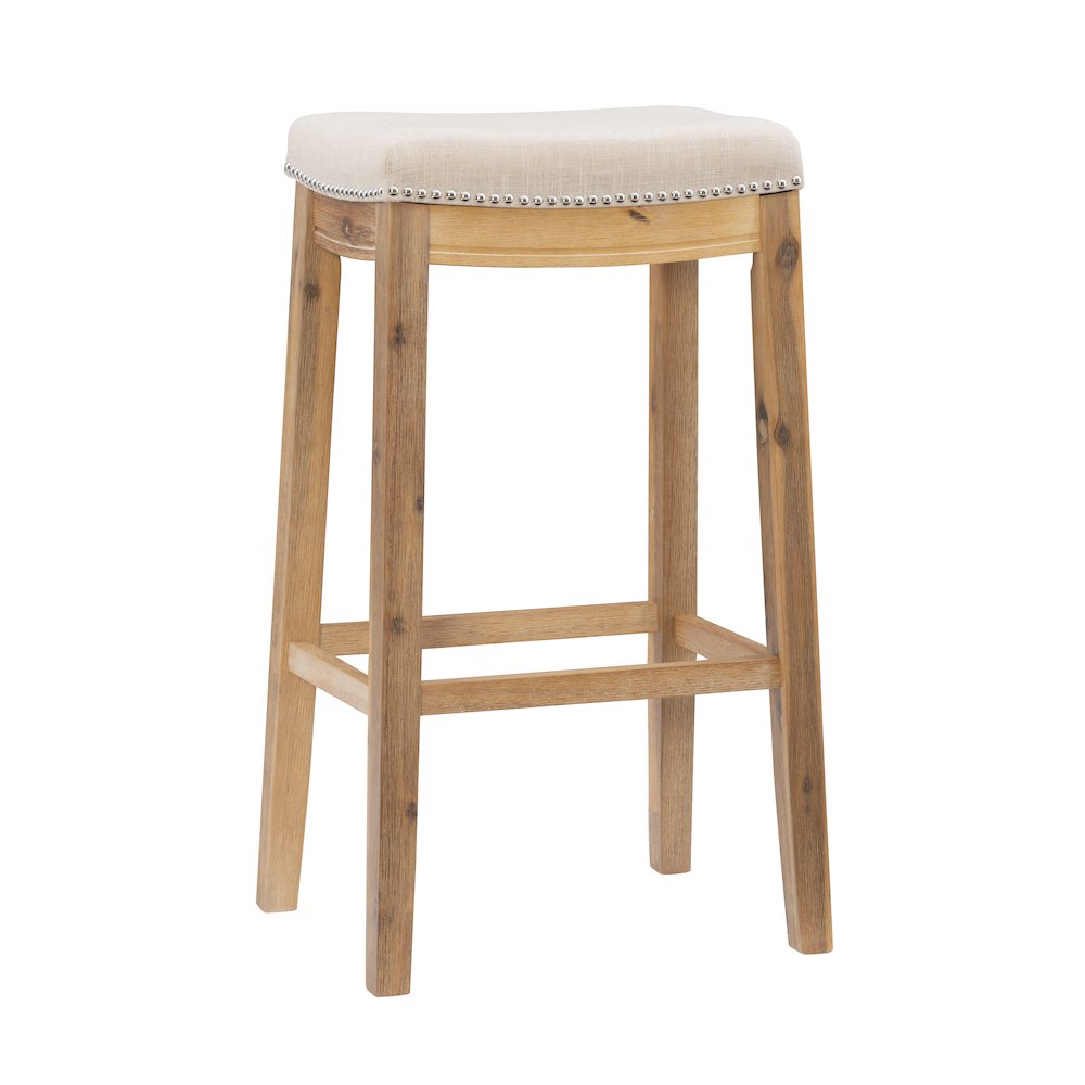 Claridge Acacia Bar Stool. Picture 8