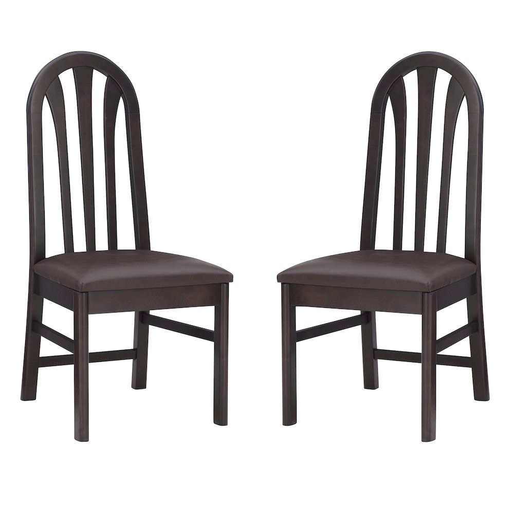 Jesper Side Chair Brown Set Of 2. Picture 7