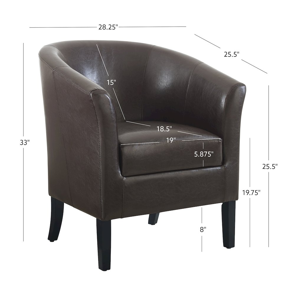 Simon Brown Club Chair. Picture 12
