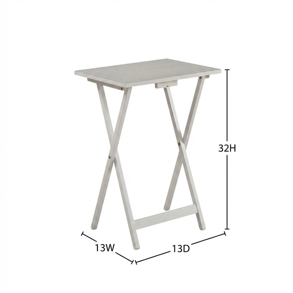 Modern Tray Tables with Wooden Finish for Versatile Throw Surface. Picture 7
