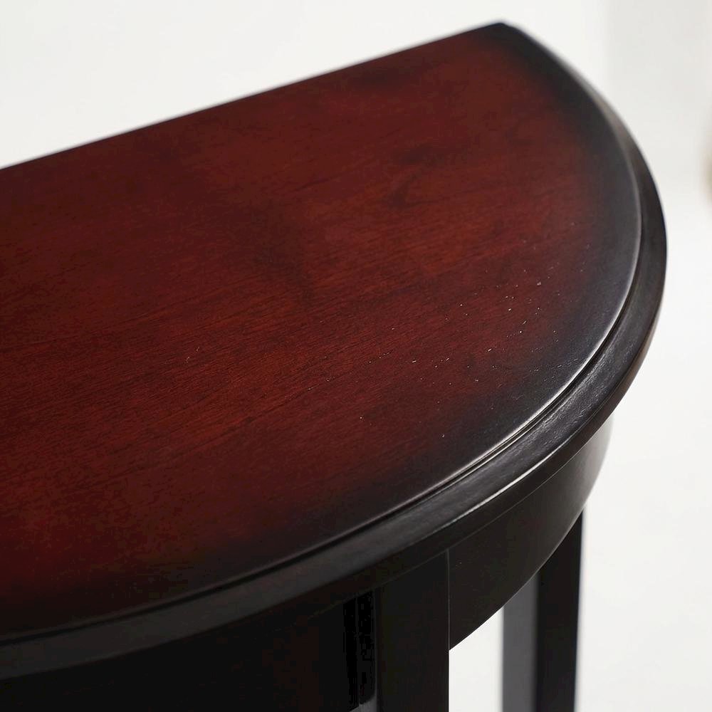 Demi Lune Console Table in Elegant Finish with Stylish Design. Picture 6
