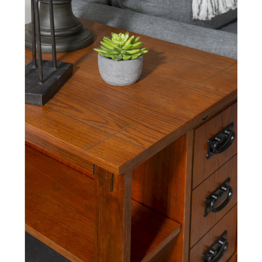 Mission Oak Cabinet Table. Picture 6