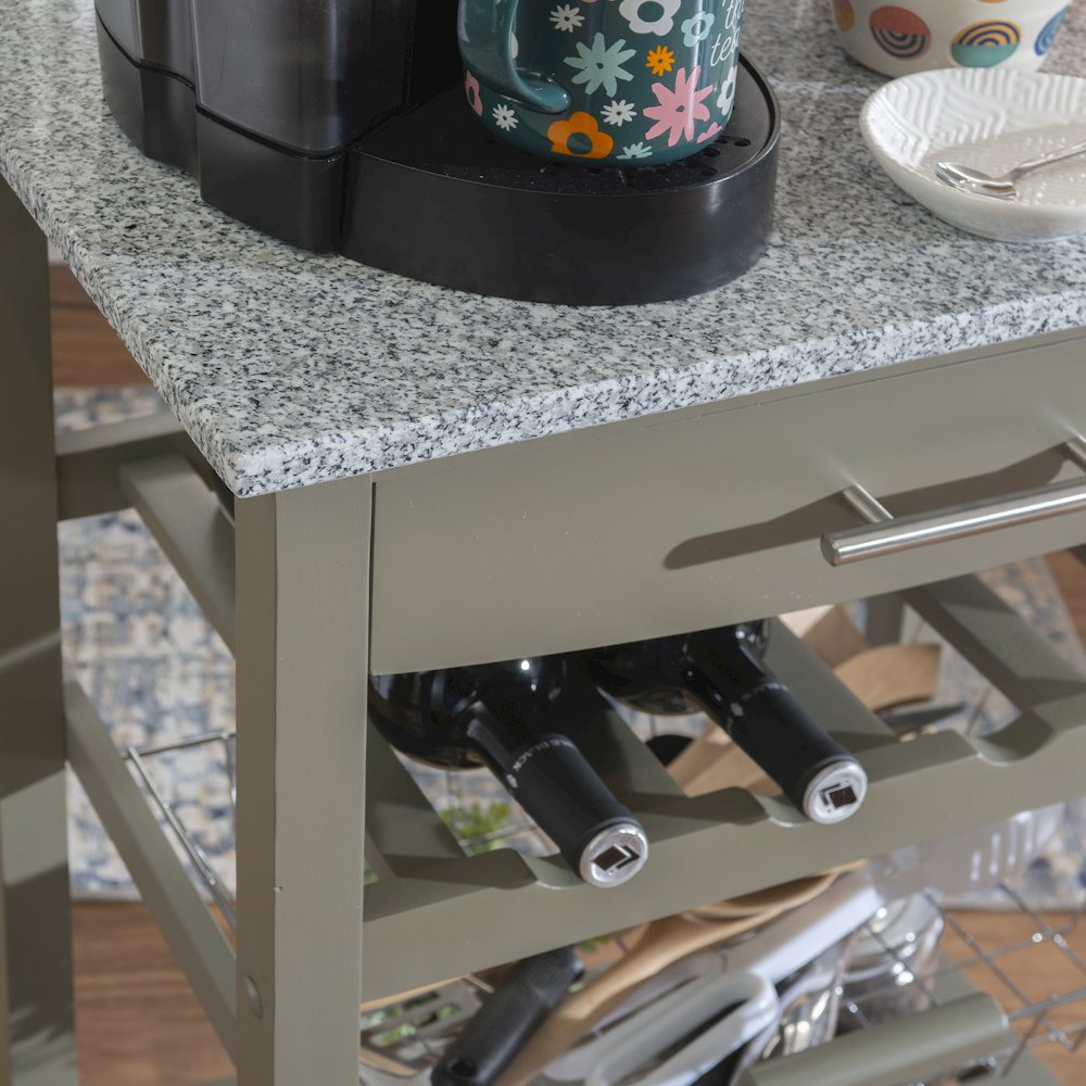 Roger Gray Kitchen Island Granite Top. Picture 6
