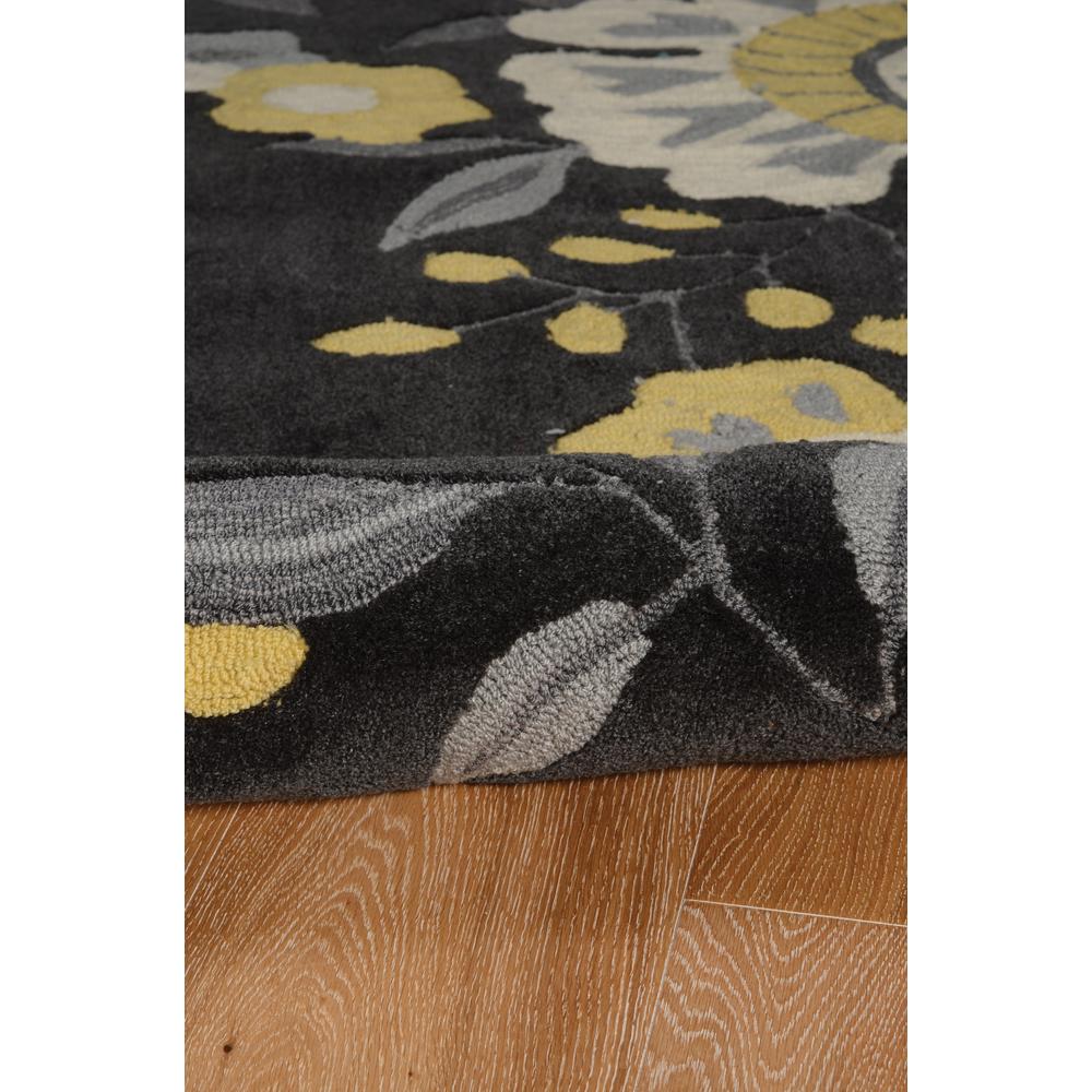 Trio Wildflower Grey & Yellow 1.10x2.10, Rug. Picture 5