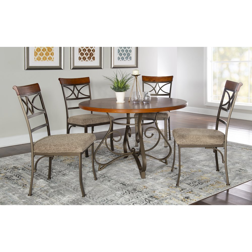 Hamilton 5pc Stationary Dining Set. Picture 2
