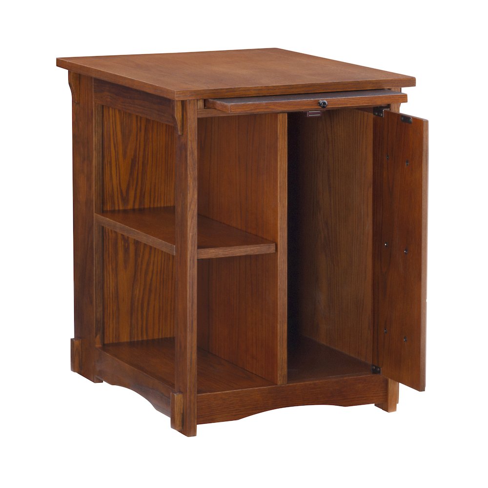 Mission Oak Cabinet Table. Picture 1