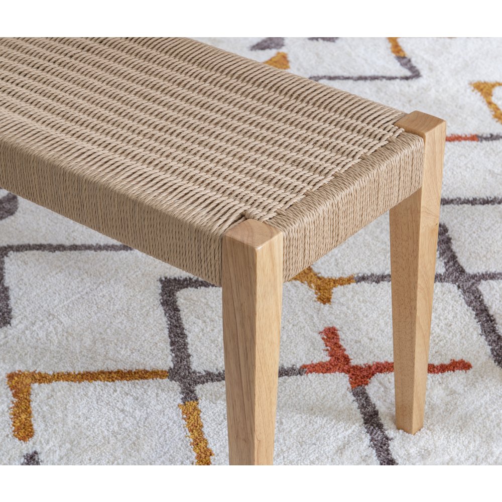 Cadence Dining Bench Natural. Picture 3