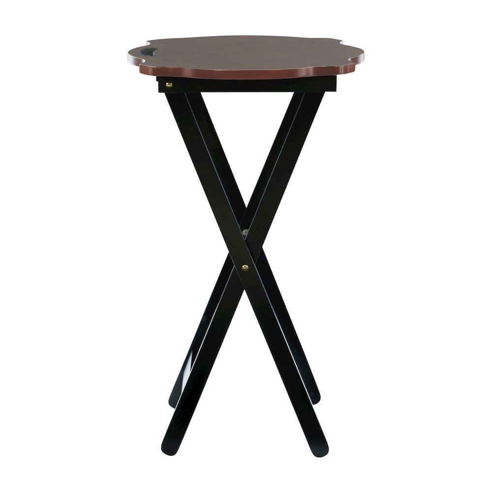 Serpentine Black Tray Table. Picture 9