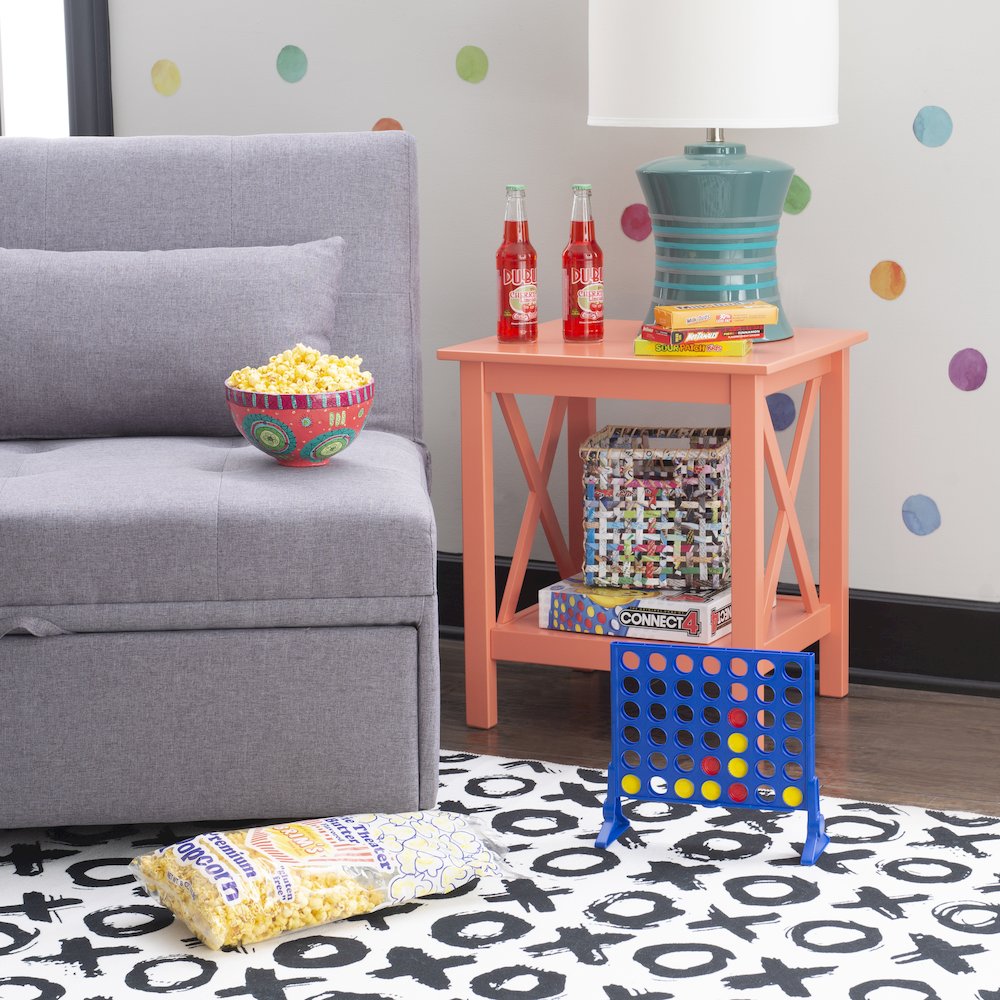 Davis Coral End Table. Picture 6