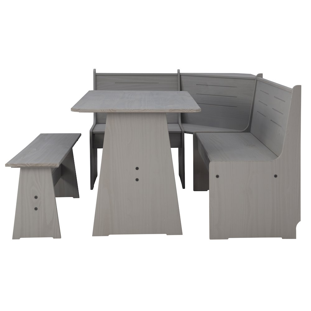 Waldron Corner Nook Set Grey Kit. Picture 8