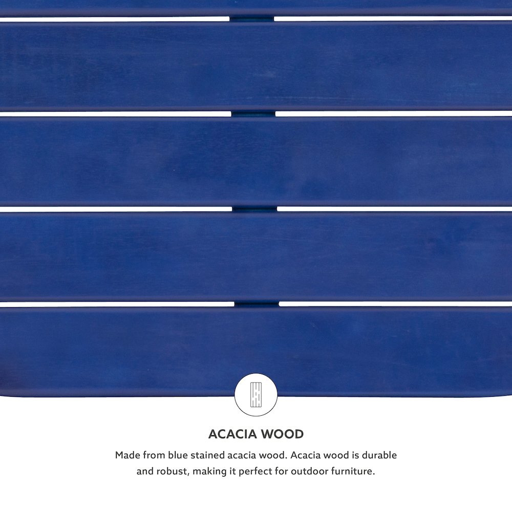 Adirondack Coffee Table Blue. Picture 6