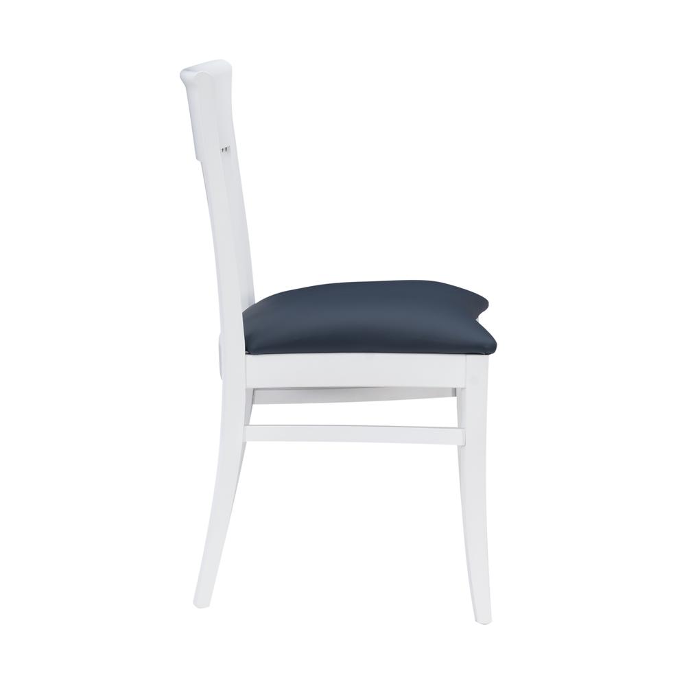 Jenny Upholstered  Chair White Set Of 2. Picture 4