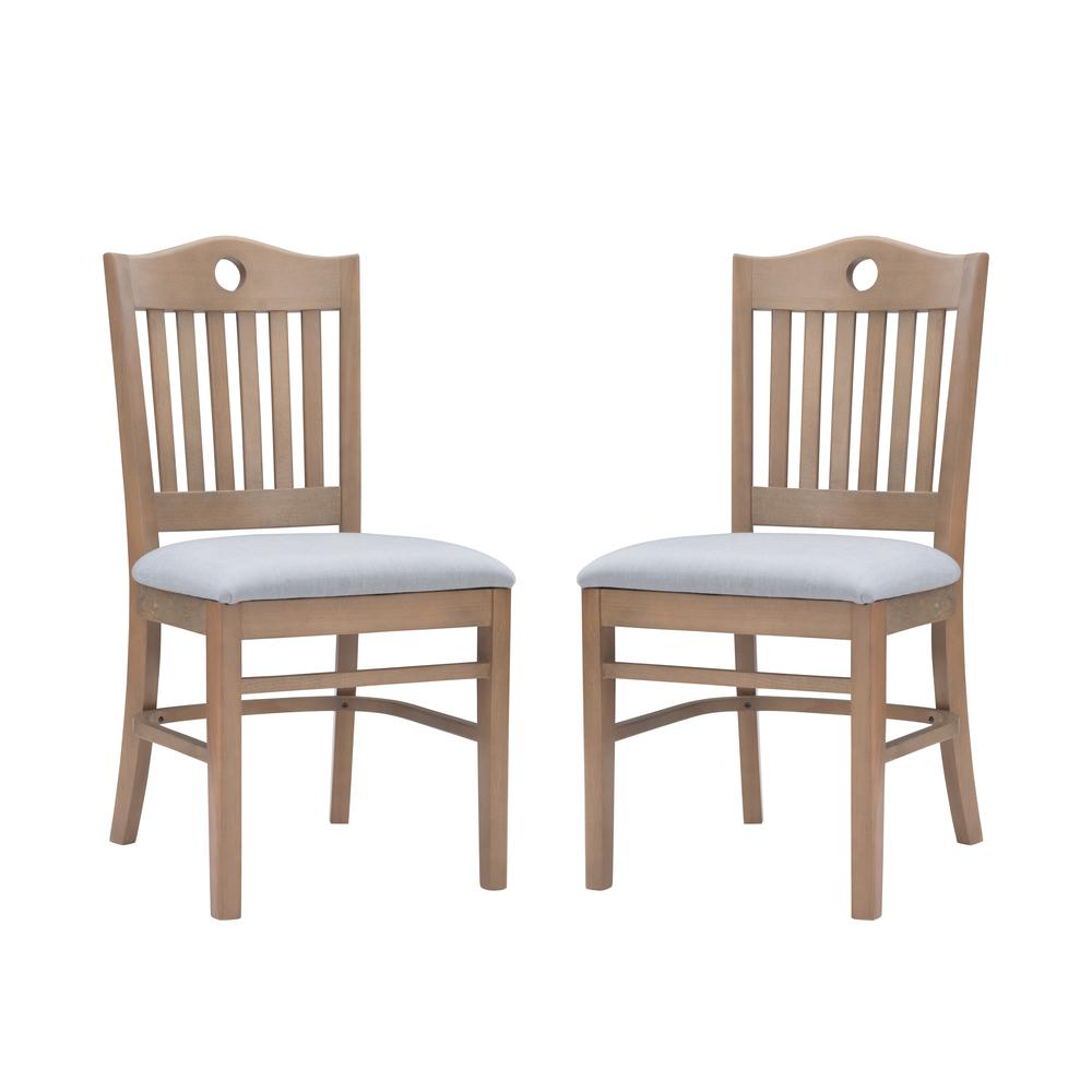Tarleton Upholstered Chair Natural Set Of 2. Picture 1