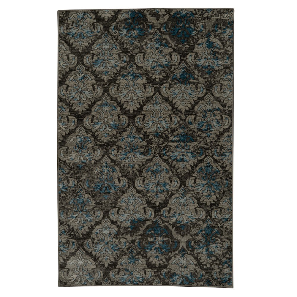 Vintage Clara Grey & Blue 5x7.6, Rug. Picture 1