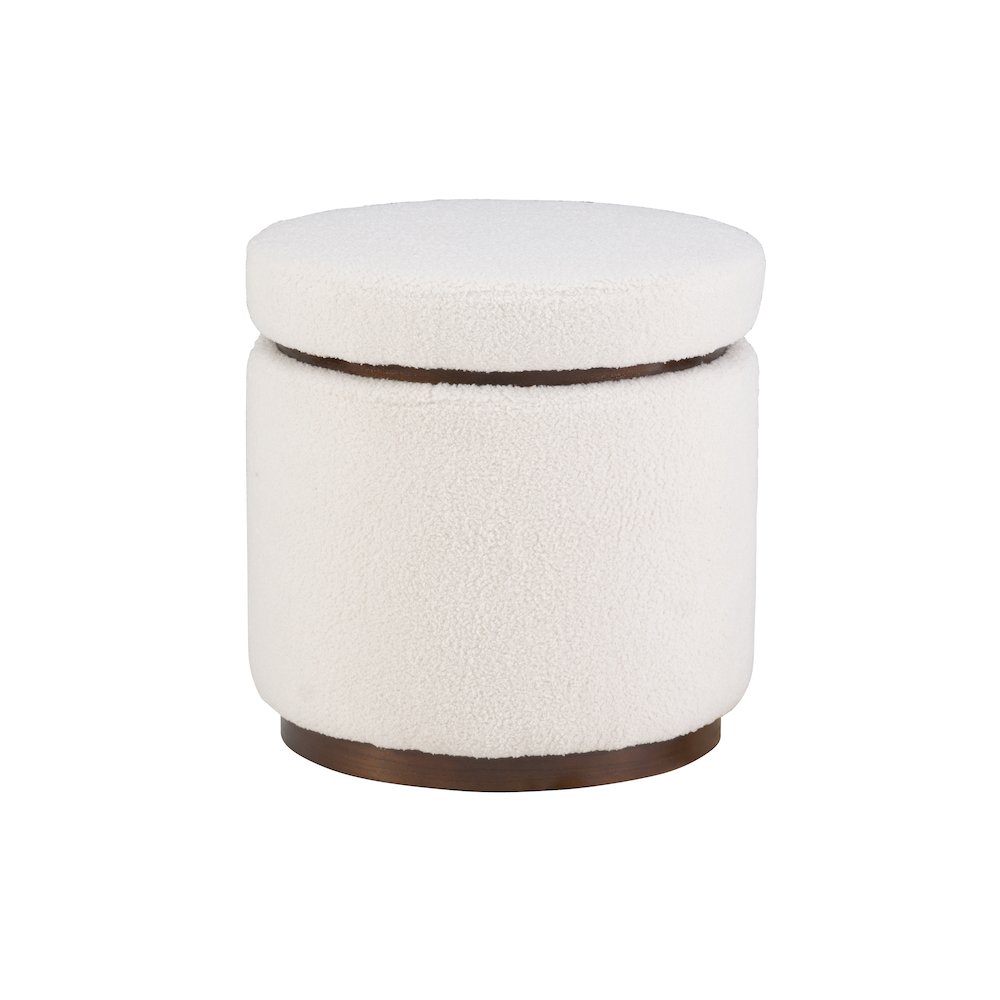 Blanche Storage Ottoman Natural Walnut. Picture 7