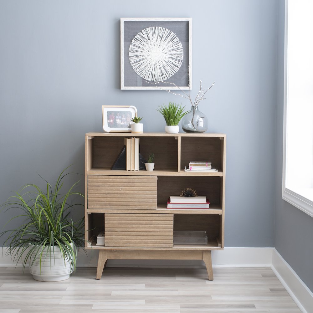 Ripples Bookcase Natural. Picture 2