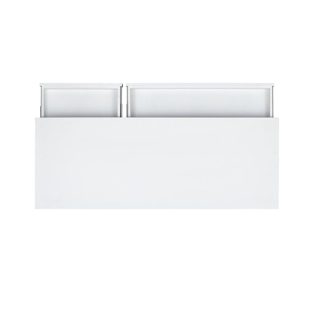Peggy Side Storage Desk White. Picture 9