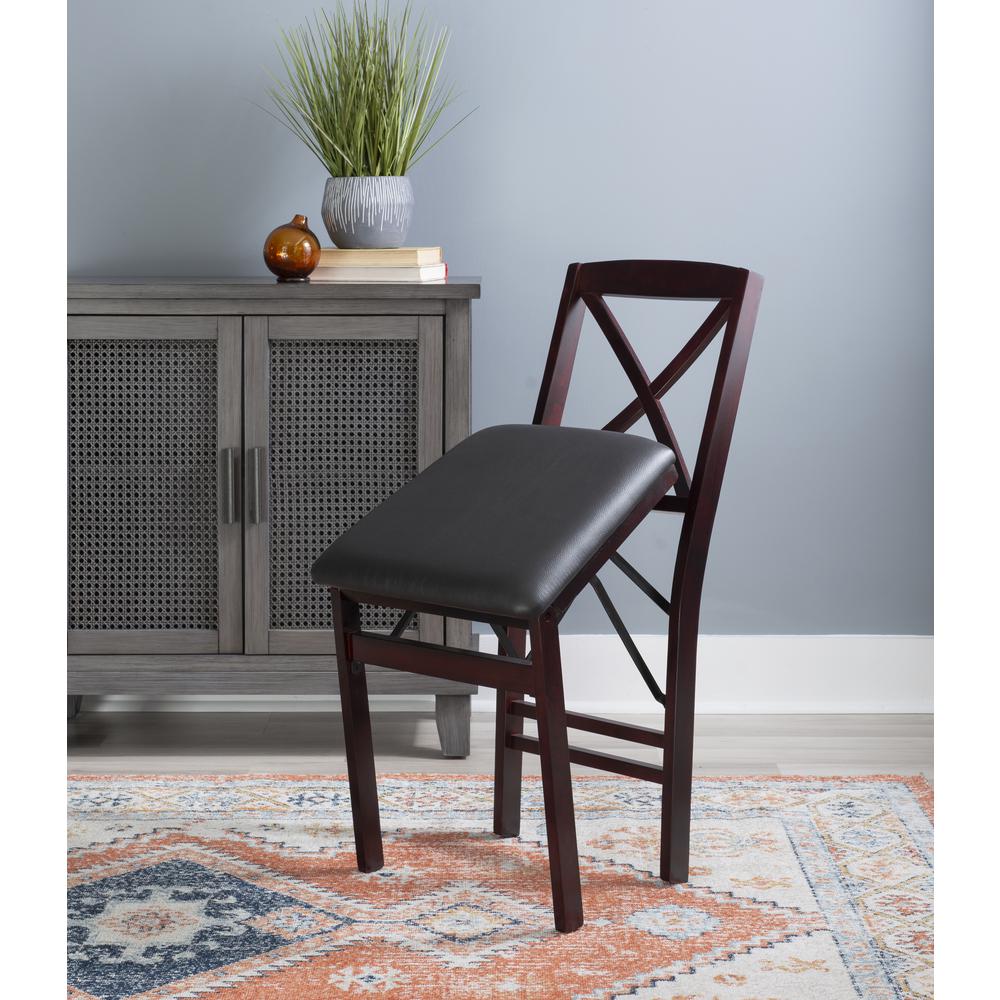 Triena 18 In X Back Folding Chair - Set Of Two. Picture 10