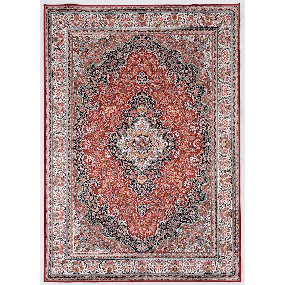 Emerald Sanlin Red & Ivory 5x7, Rug. Picture 1