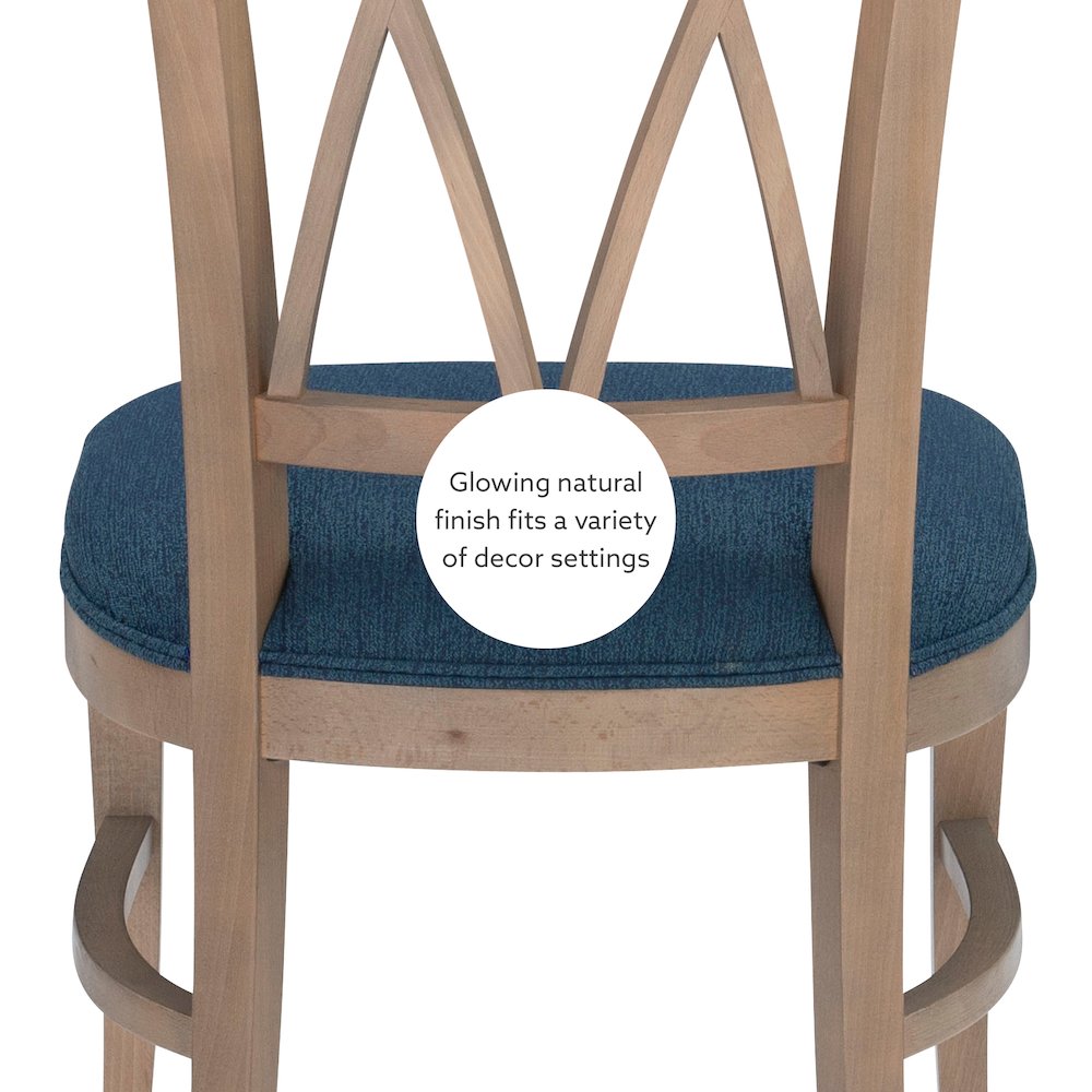 Andes Chair Nat Blue Set Of 2. Picture 13