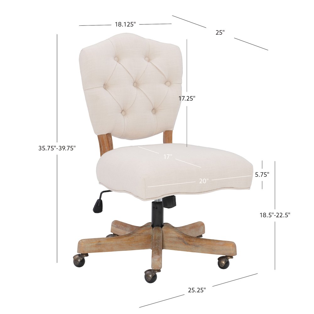 Kelsey Office Chair, Natural. Picture 13