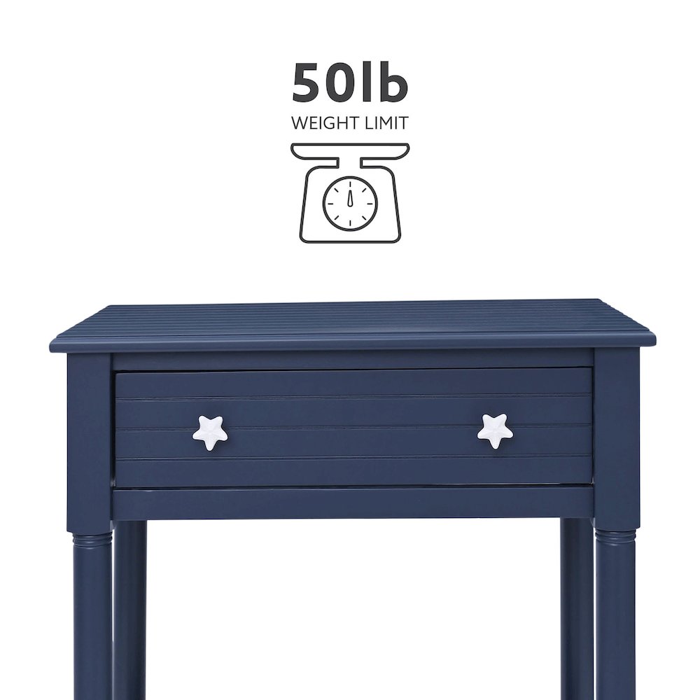 Seaboard Accent Table Navy. Picture 14