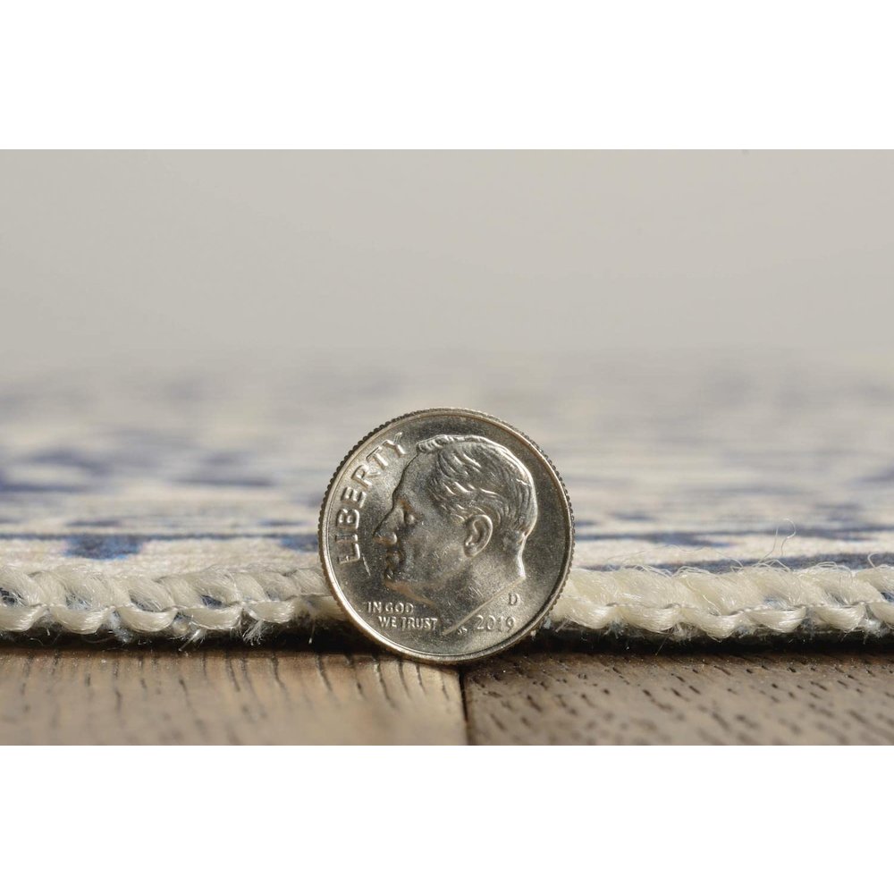 Outdoor Washable Ormond Smoke & Blue 7' X 9', Rug. Picture 8