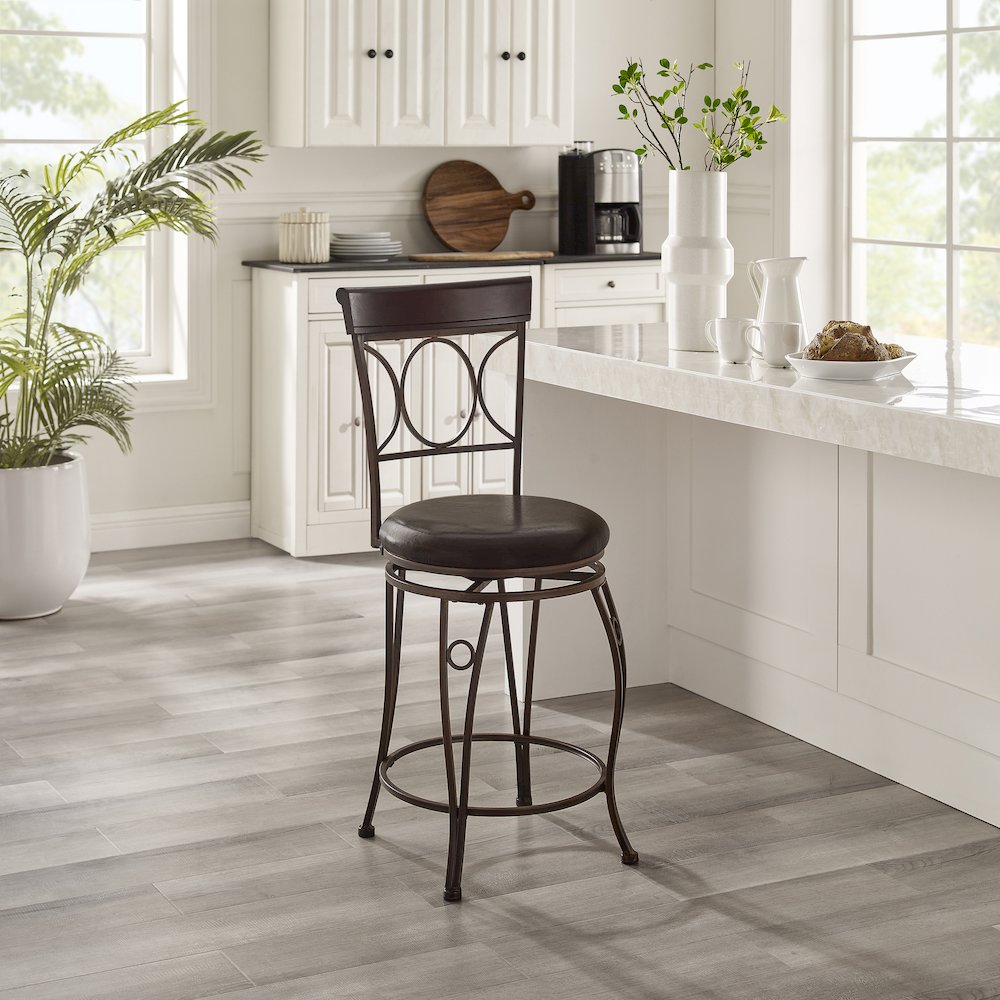 Circles Back Counter Stool 24. Picture 3