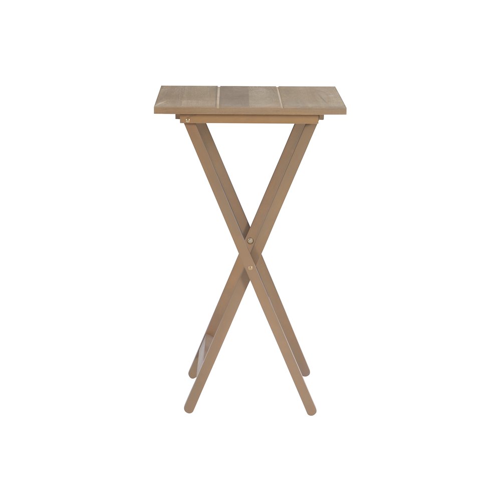 Driftwood Acacia Tray Table Set. Picture 7