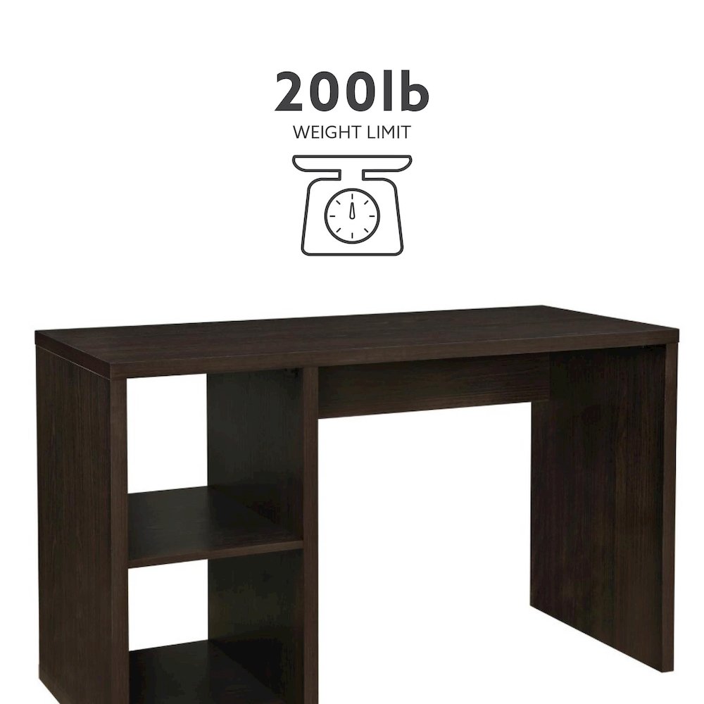 Galli 2 Cube Desk Espresso. Picture 15
