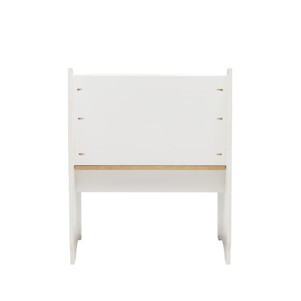 Linson Small Back Rest Bench Honey White. Picture 5