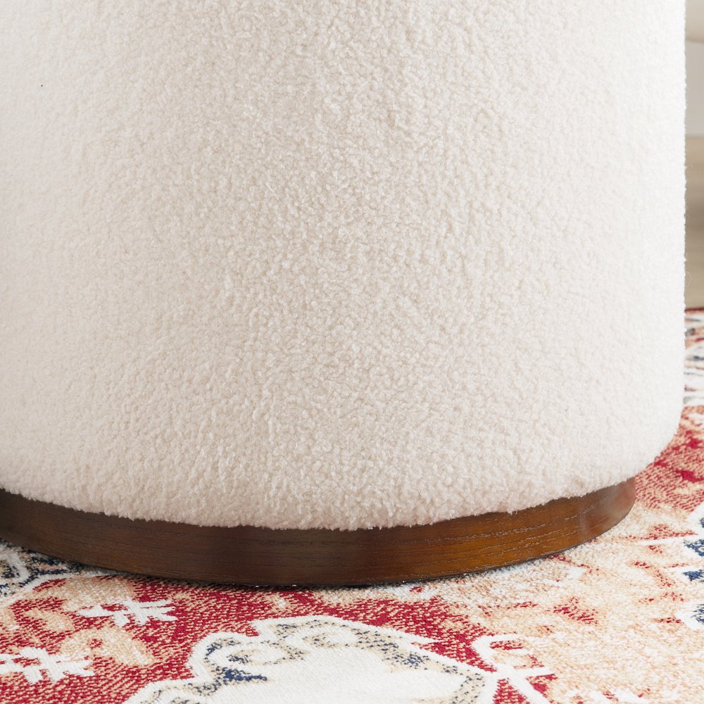 Blanche Storage Ottoman Natural Walnut. Picture 4