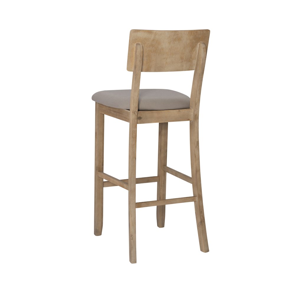Jordan 30 In Gray Wash Bar Stool. Picture 8