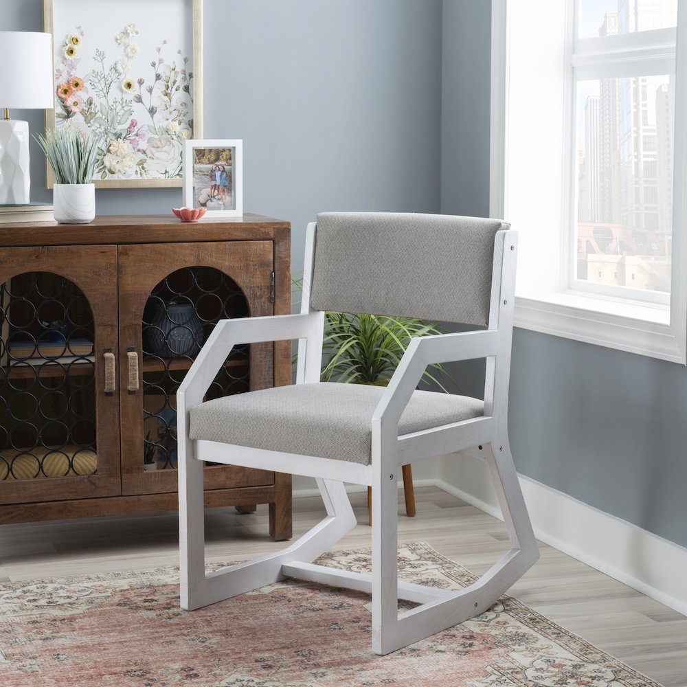 Robin 2 Position Sled Base Chair White. Picture 3